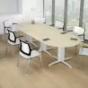 Table de réunion ovale So Fines - Jusqu’à 20 personnes