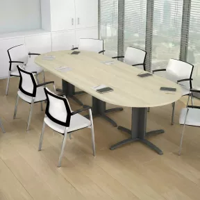 Table de réunion ovale So Fines - Jusqu’à 20 personnes