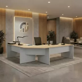 Ensemble de deux bureaux en angle pour optimiser l'espace