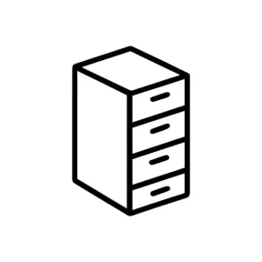 Caisson hauteur bureau, 80 cm profondeur - So Enix