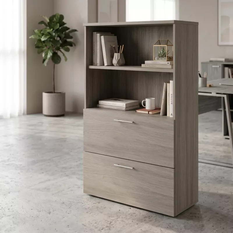 Armoire semi-ouverte, dossier suspendu , hauteur 158 cm – So Madrid
