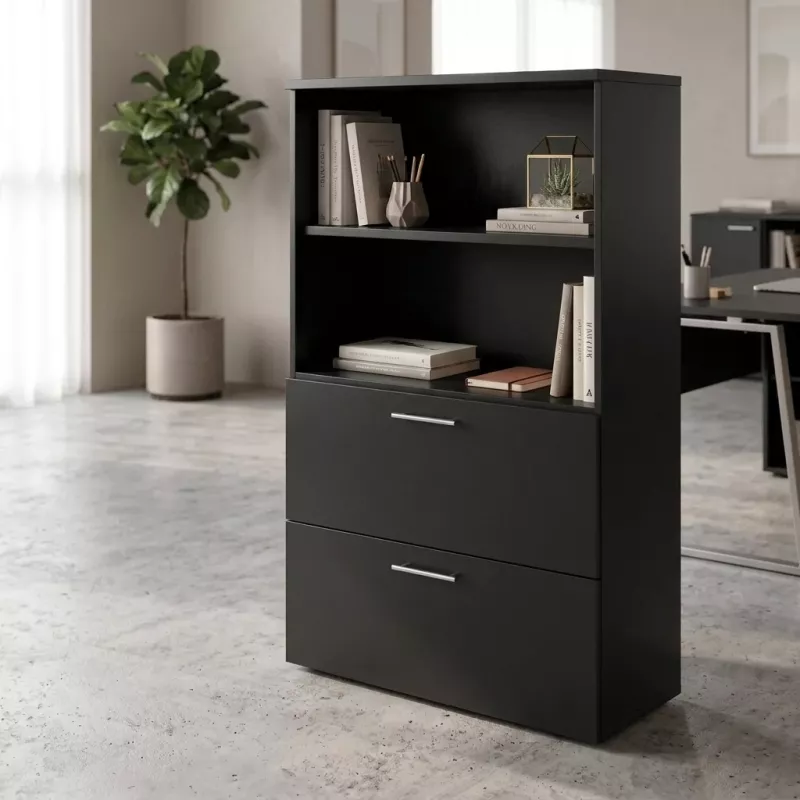 Armoire semi-ouverte, dossier suspendu , hauteur 158 cm – So Madrid