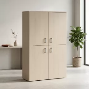 Armoire haute fermée, hauteur 235 cm – So Madrid 4 portes