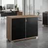 Armoire basse 2 portes en verres 76 cm - So Laroya