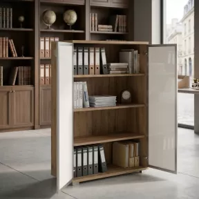 Armoire moyenne 2 portes en verres 147 cm - So Laroya