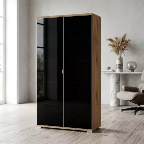 Armoire haute 2 portes en verres 201 cm - So Laroya