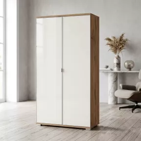 Armoire haute 2 portes en verres 201 cm - So Laroya