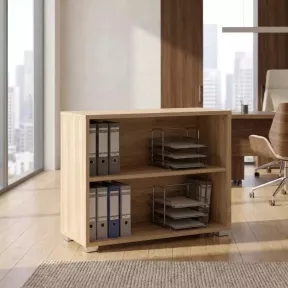 Armoire basse ouverte, 1 étagère, l 100 x h 76 cm – So Laroya