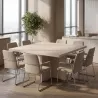 Table de réunion carrée jusqu'à 8 personnes - So Laroya