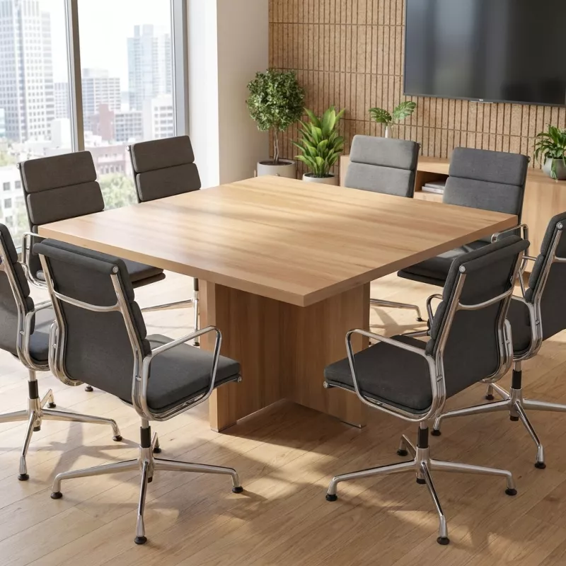 Table de réunion carré jusqu'à 8 personnes - So Laroya