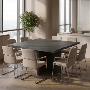 Table de réunion carré jusqu'à 8 personnes - So Laroya
