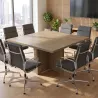 Table de réunion carrée jusqu'à 8 personnes - So Laroya