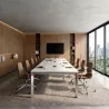 Table de réunion rectangulaire jusqu'à 20 personnes - So Sierro