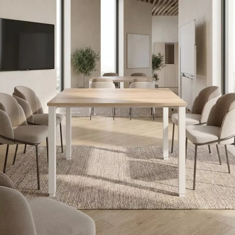 Table de réunion carré jusqu'à 8 personnes - So Vicar