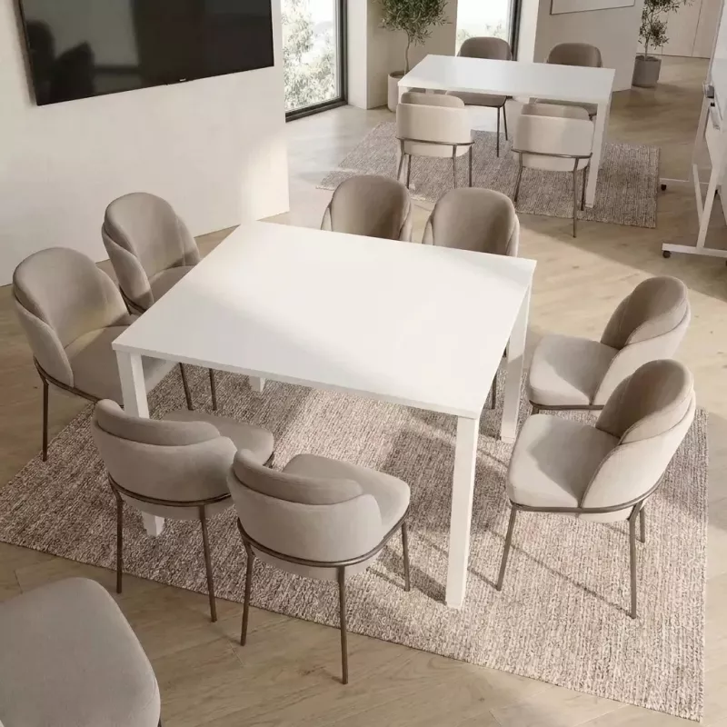Table de réunion carré jusqu'à 8 personnes - So Vicar