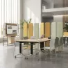 Table de réunion modulable - Rabattable sur roulettes