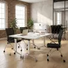 Table de réunion modulable - Rabattable sur roulettes