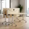 Table de réunion modulable - Rabattable sur roulettes