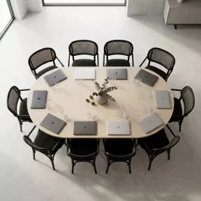 Table de réunion ovale jusqu'à 10 personnes - So Vigo