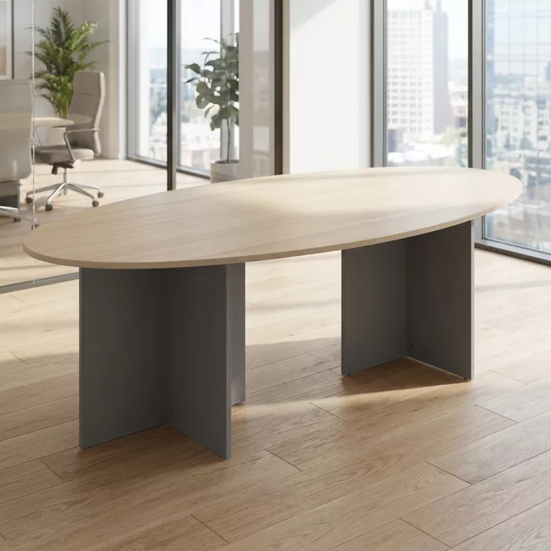 Table de réunion - Forme elliptique