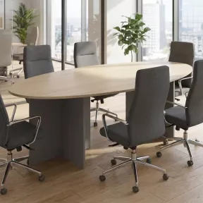 Table de réunion - Forme elliptique