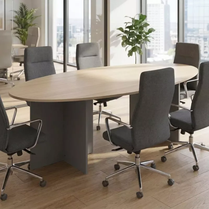 Table de réunion - Forme elliptique