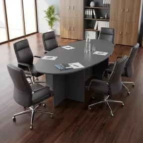 Table de réunion - Forme elliptique