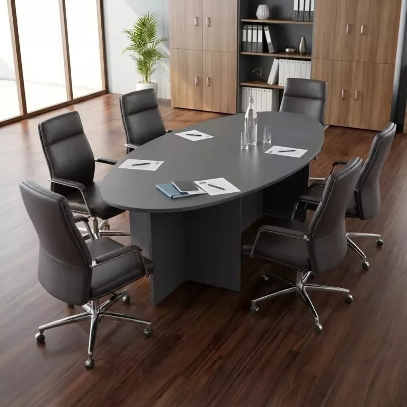 Table de réunion - Forme elliptique
