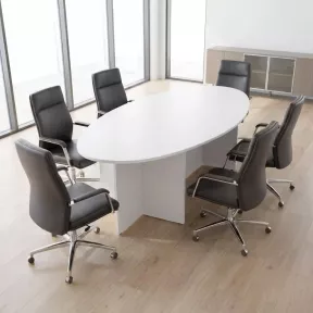 Table de réunion - Forme elliptique
