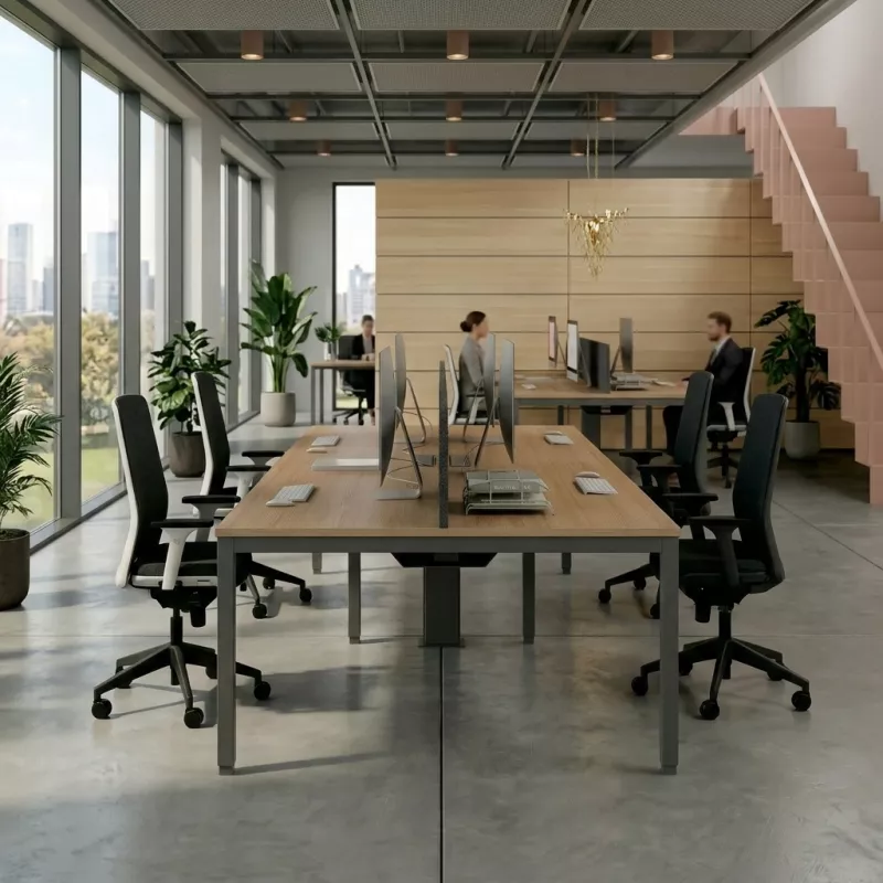 Bureau bench vis-à-vis, 2 postes - So Vicar