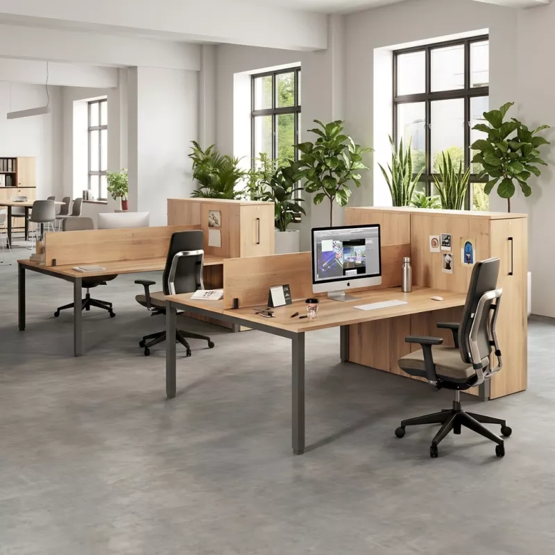 Bureau bench vis-à-vis, 2 postes - So Vicar