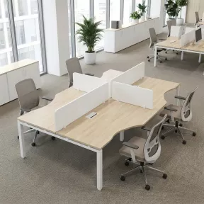 Bureau bench vis-à-vis compact à partir de 2 postes – So Murcia