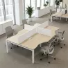 Bureau bench vis-à-vis compact à partir de 2 postes – So Murcia