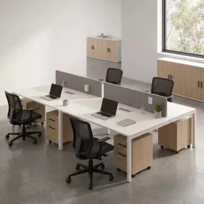 Bureau bench vis-à-vis 4 postes - So Vicar