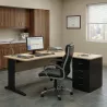 Bureau d’angle compact avec caisson | So Enix | Soburo