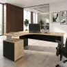 Bureau d'angle compact, avec caisson porteur - So Vigo