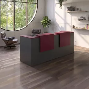 Banque d'accueil, 244 cm à 364 cm, avec réhausses – So Ragol