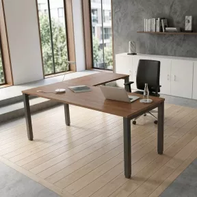 Bureau individuel avec retour - So Vicar