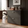 Armoire 2 tiroirs, pour dossier suspendus, hauteur 81 cm - So Madrid