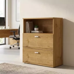 Armoire semi-ouverte, pour dossier suspendu , hauteur 120 cm – So Madrid
