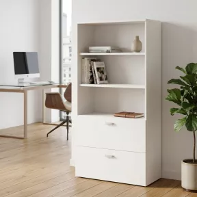 Armoire semi-ouverte, pour dossier suspendu , hauteur 196 cm – So Madrid