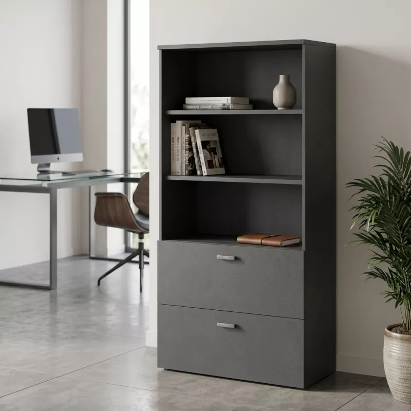 Armoire semi-ouverte, dossiers suspendus, hauteur 196 cm – So Madrid