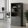 Armoire semi-ouverte, dossiers suspendus, hauteur 196 cm – So Madrid