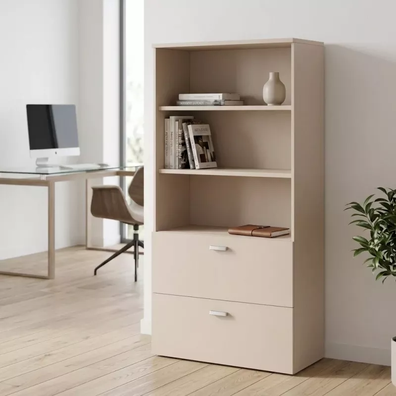 Armoire semi-ouverte, dossiers suspendus, hauteur 196 cm – So Madrid
