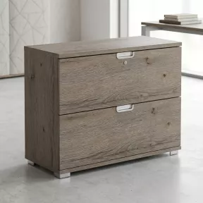Armoire basse 2 tiroirs à dossiers suspendus, l 100 x h 76 cm - So Laroya