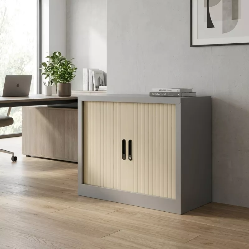Armoire métallique basse fermée, hauteur 70 cm – So Salamanca
