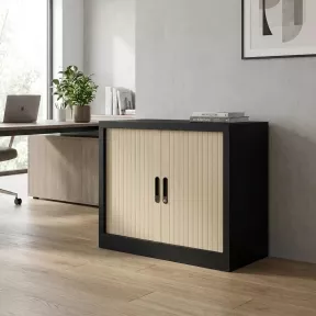 Armoire basse métallique, 1 étagère, hauteur 70 cm – So Salamanca