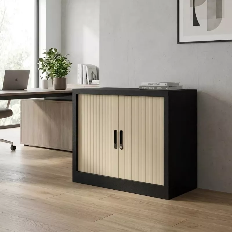 Armoire basse métallique, 1 étagère, hauteur 70 cm – So Salamanca
