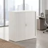 Armoire basse métallique, 2 étagères,  hauteur 100 cm – So Salamanca