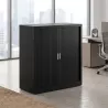 Armoire basse métallique, 2 étagères,  hauteur 100 cm – So Salamanca